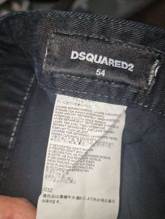 DSQUARED2 Jeans schwarz Grösse 54 mit Rissen,TOP!