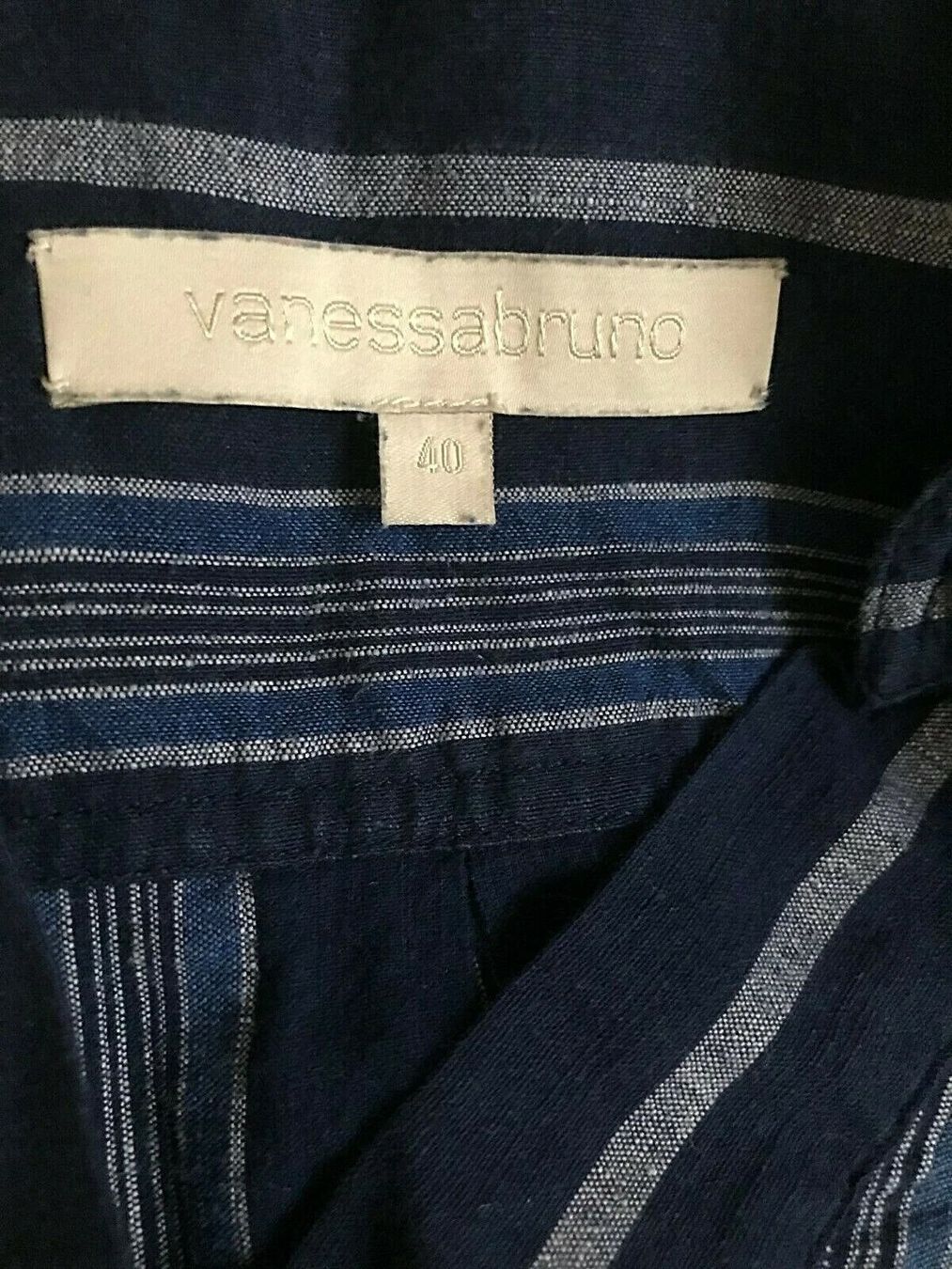 Vanessa Bruno Camicette: VANESSA BRUNO Striped V-Neck Blouse / Size 40FR – Usato da Zürich venduto da lils01 3