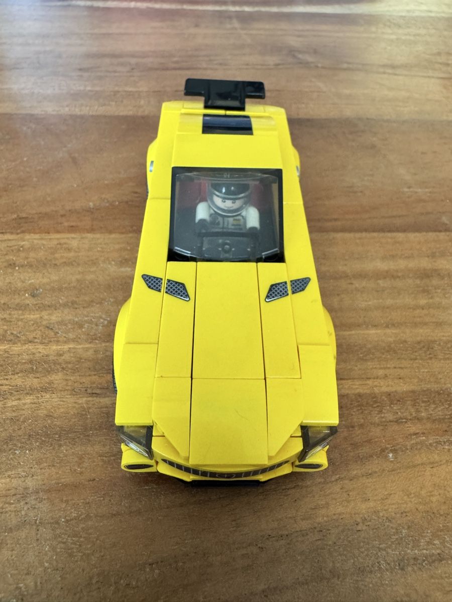 Lego Spielzeuge: Gelber Lego Speed Champions Mercedes-AMG GT3, Top! – Gebraucht aus St. Gallen von Popolone26 3
