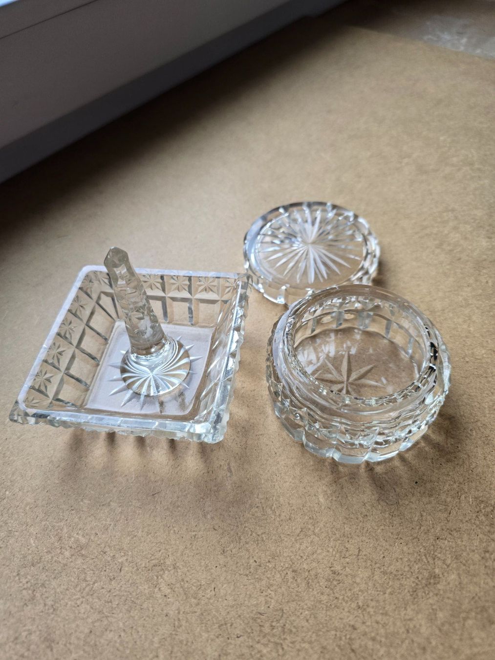 Bicchieri: Art Deco Ringhalter & Glasdose, antik – Usato da Rheinau venduto da MakalekaAloha 8