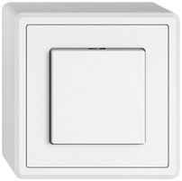 AP Druckschalter EDIZIO.liv SNAPFIX® Kreuzschalter 6/1L ws