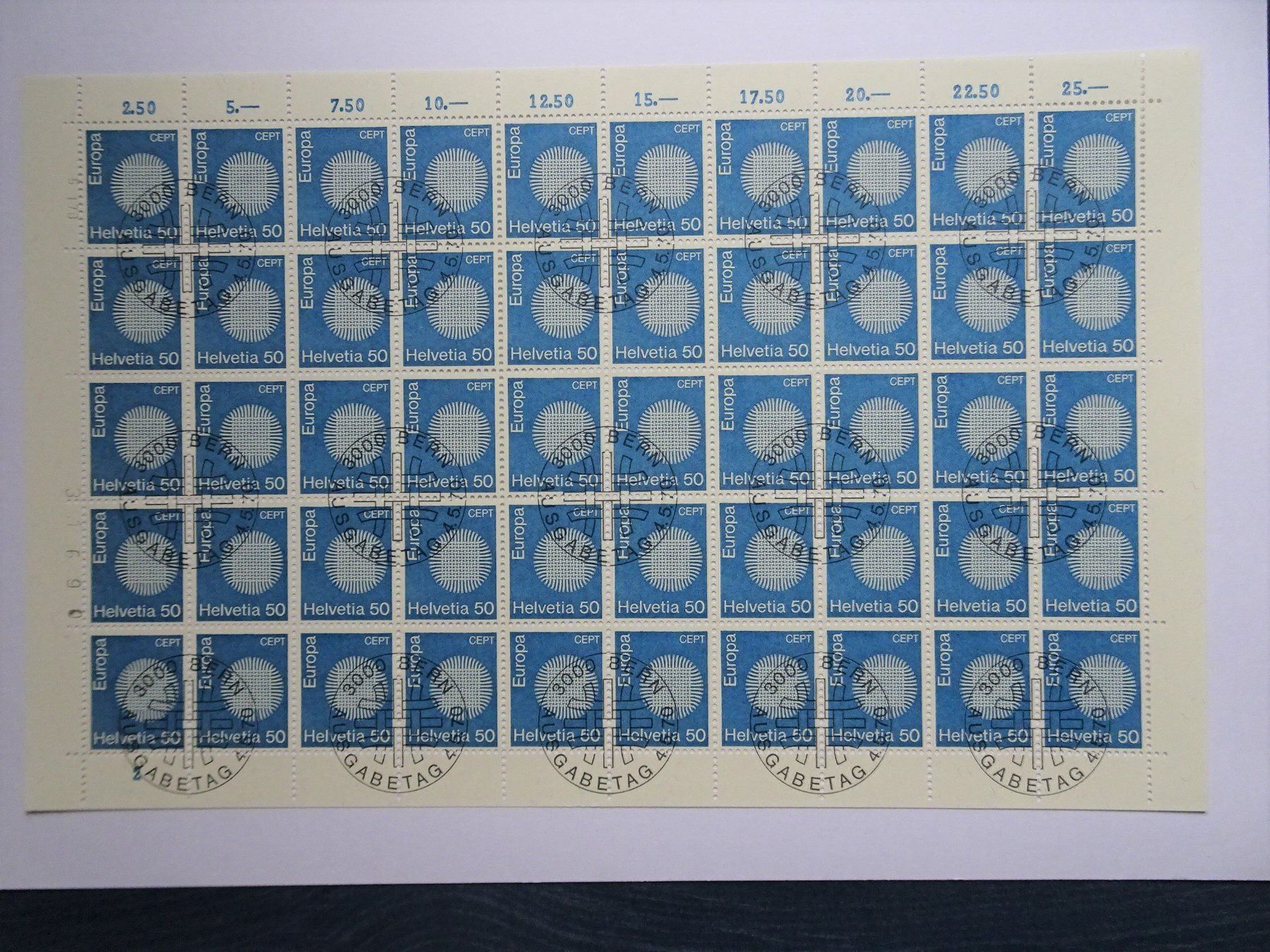 Alle Briefmarken: 1970 – Neu (gemäss Beschreibung) aus Aadorf von Chnorli-Furz