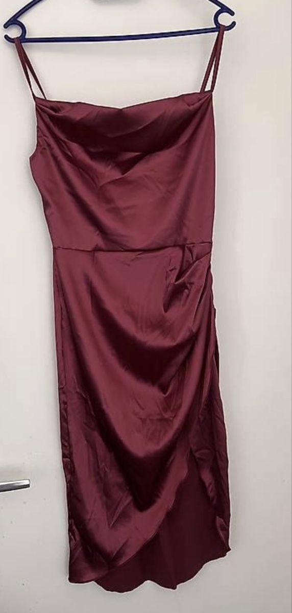Shein Vestiti: Elegantes Abendkleid, Bordeauxrot – Nuovo (secondo la descrizione) da Zürich venduto da man_nq66 3