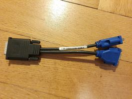 DMS-59 zu 2x VGA Splitter