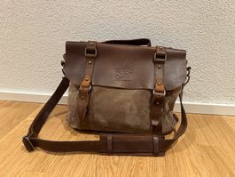 Land's & Leather Messenger Bag – sehr guter Zustand