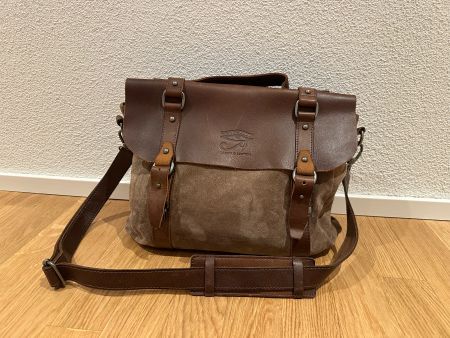 Land's & Leather Messenger Bag – sehr guter Zustand