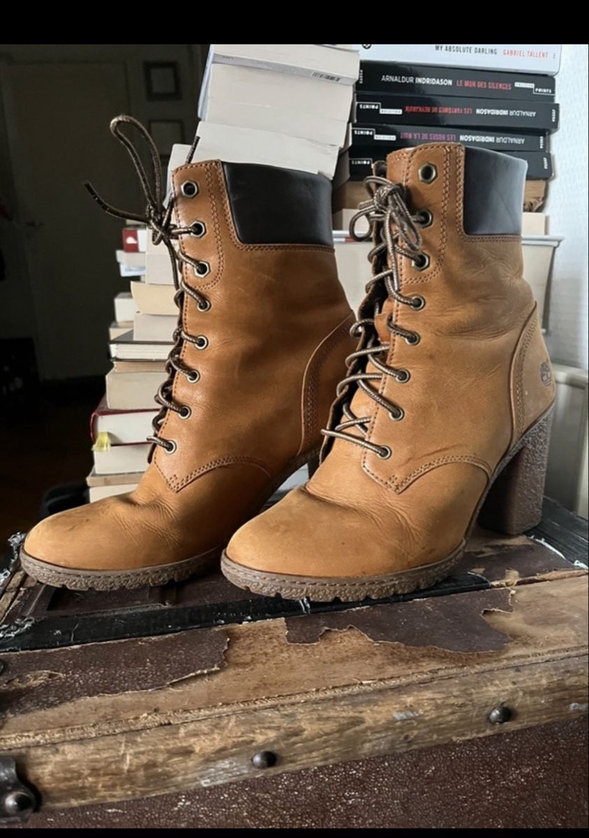 Timberland Scarpe da donna: Timberland Bottines à lacets en cuir taille37 – Usato da Yverdon-les-Bains venduto da mat_tv6q 2