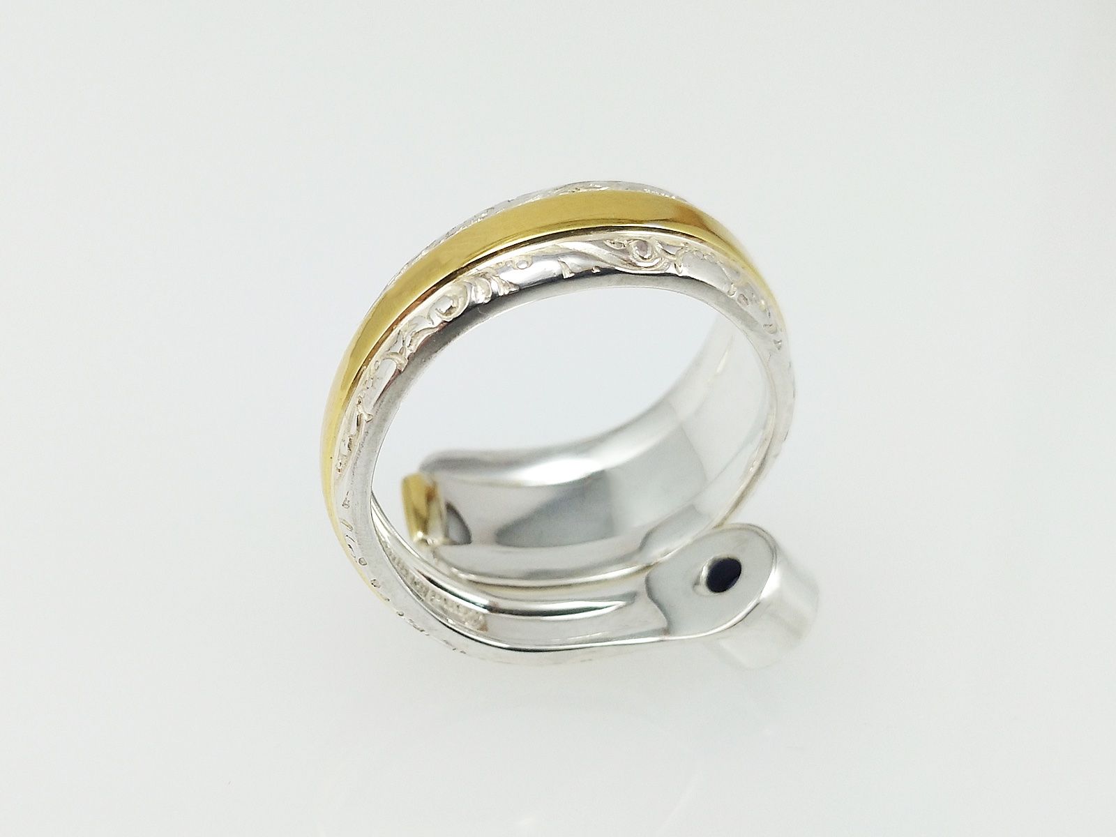 Anelli: Silberring teilvergoldet mit Iolith – Nuovo e nell'imballaggio originale da Meilen venduto da Byrd-bijoux 6