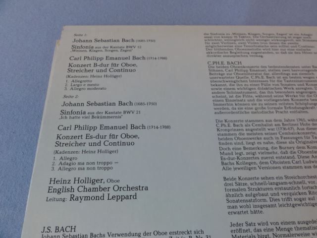 Dischi in vinile: SAMMLUNG (5 SELTENE LPS) BACH,TSCHAIKOWSKY, EX-LIBRIS – Nuovo (secondo la descrizione) da ZUFIKON venduto da SULMI01 9