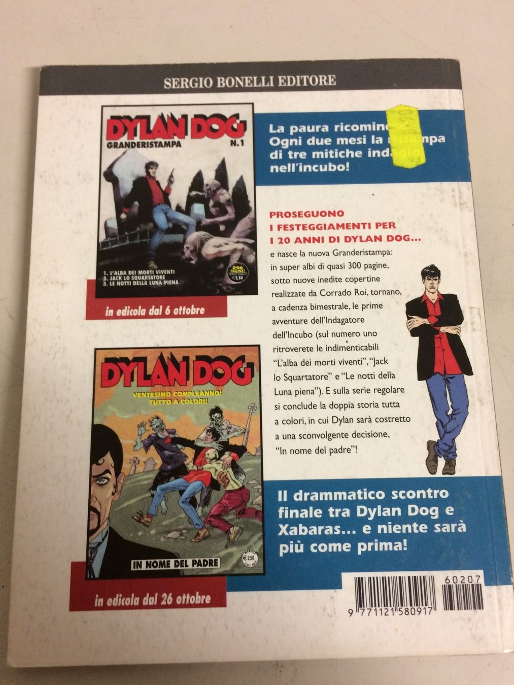 Fumetti: DYLAN DOG ristampa # 207 TEMPIO DELLA SECONDA VITA Bonelli – Usato da Vezia venduto da Aquarius_Age 1