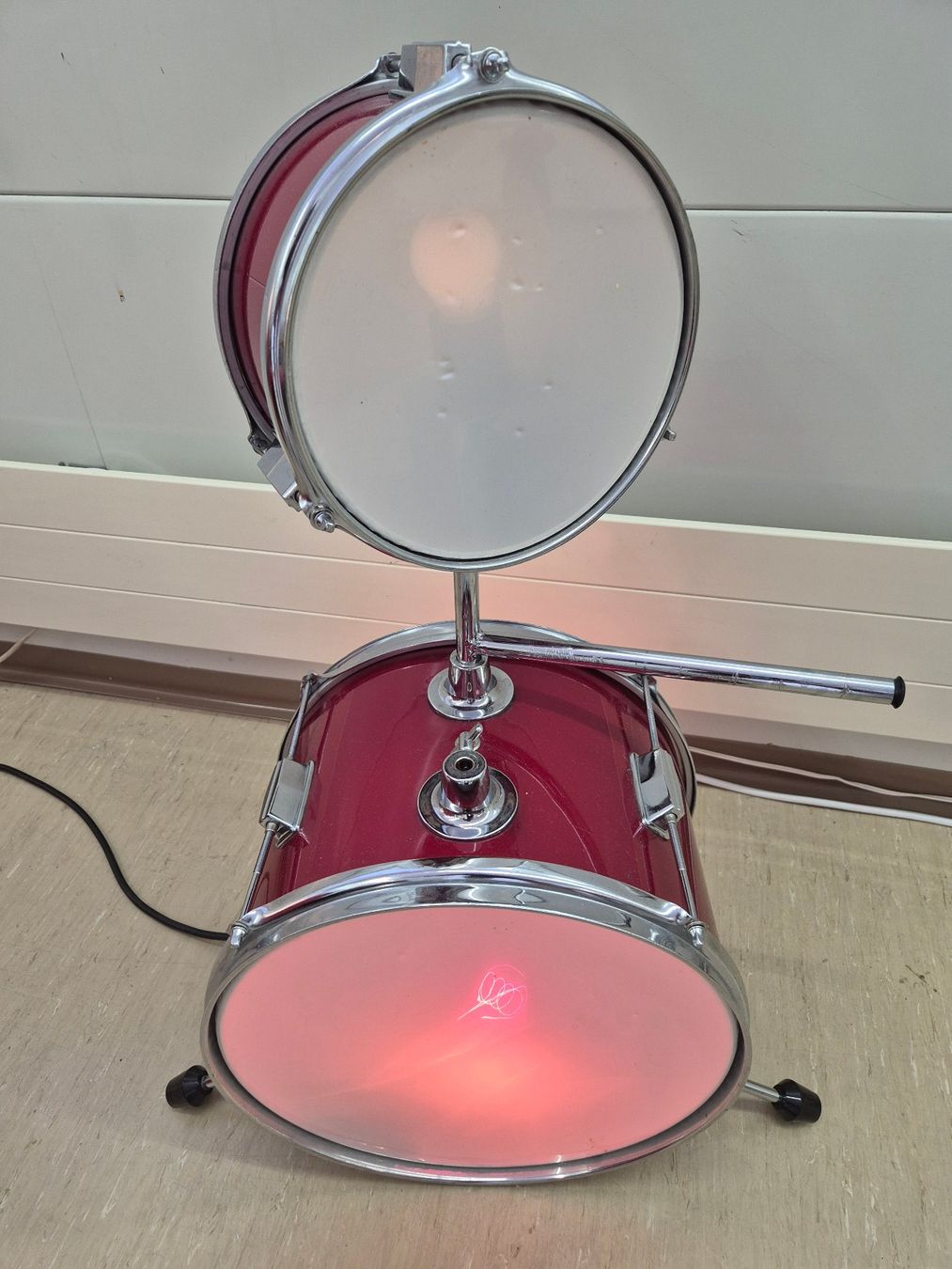 Lampen: coole Trommel-Lampe, Schlagzeug-Lampe, Design-Light – Gebraucht aus Bischofszell von worldoftoday 1