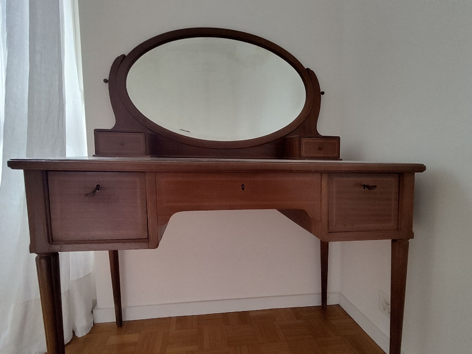 Coiffeuse Ancienne Roche Bobois - Violette - Pour Chambre - 140x106x56 Cm