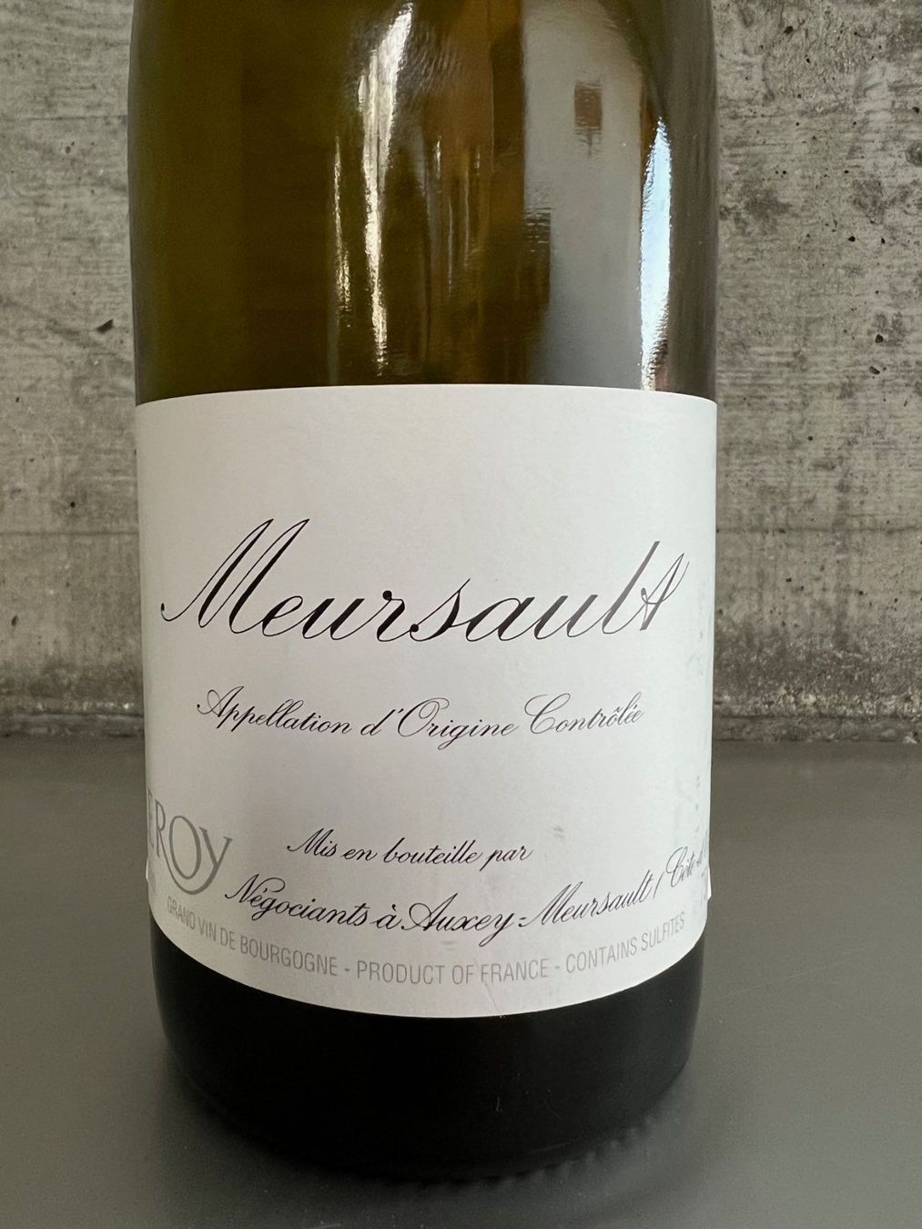 Wein: 1x 75 CL LEROY NEGOCE MEURSAULT 2015 – Neu und originalverpackt aus Crans VS von wine-trader 1