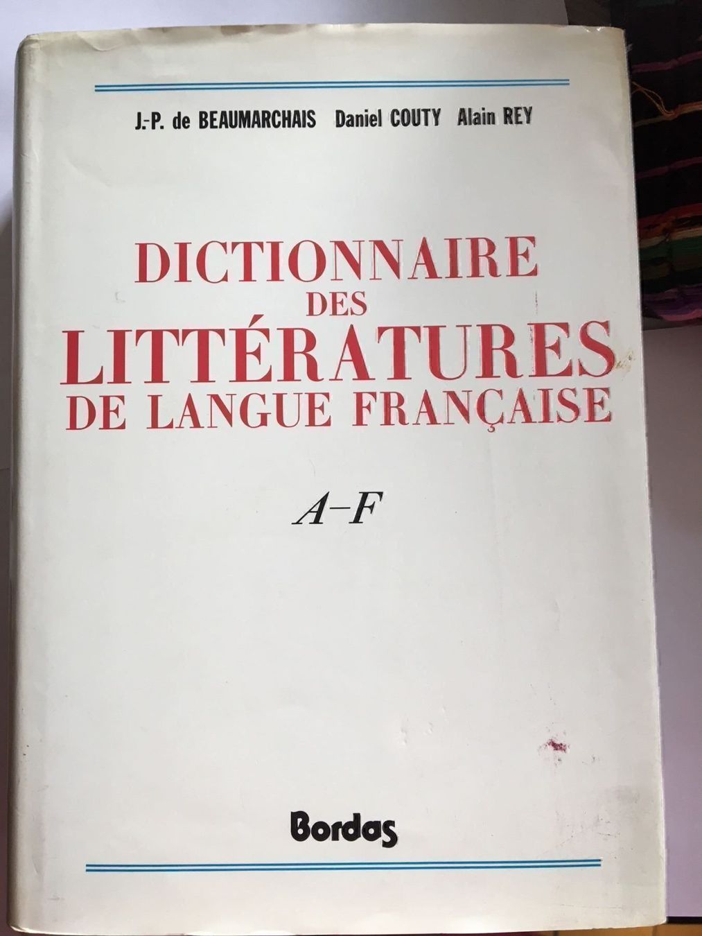Libri: Dictionnaire litteratures françaises – Nuovo (secondo la descrizione) da Genève venduto da marygeneva