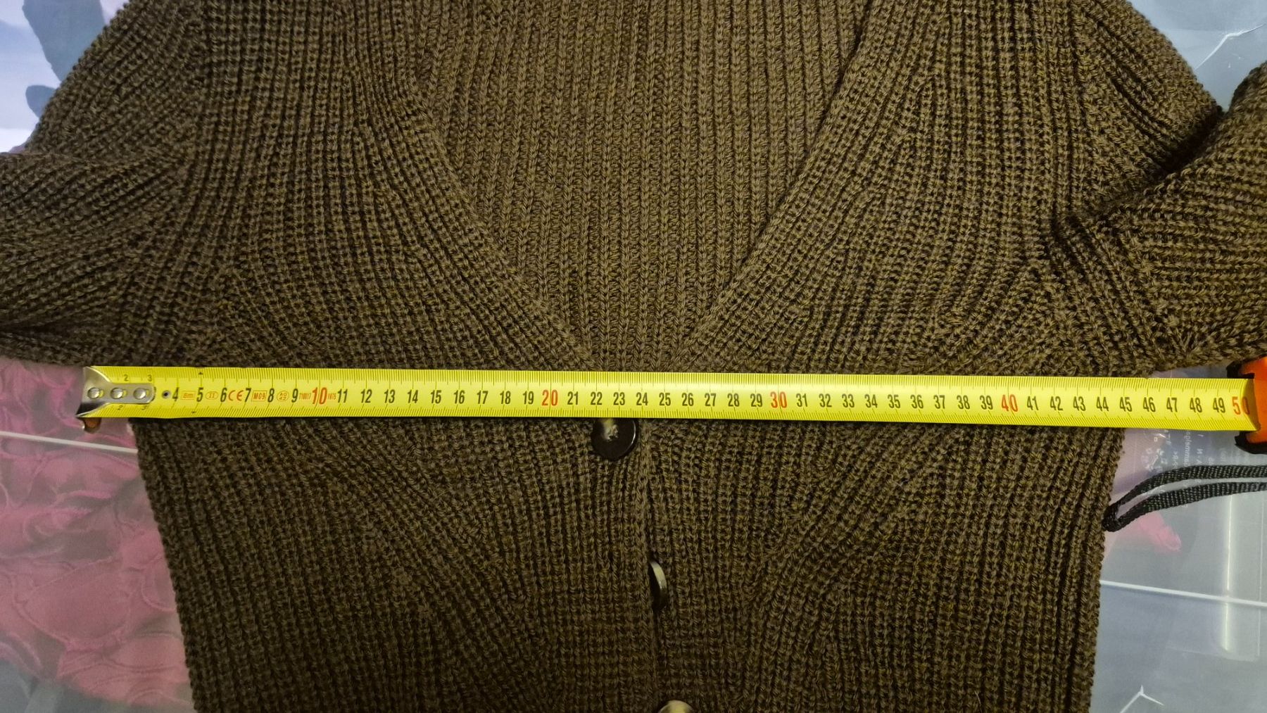 Gilet & Giacche senza maniche: Stefanel dark brown cardigan – Usato da Zürich venduto da monadiederich 4