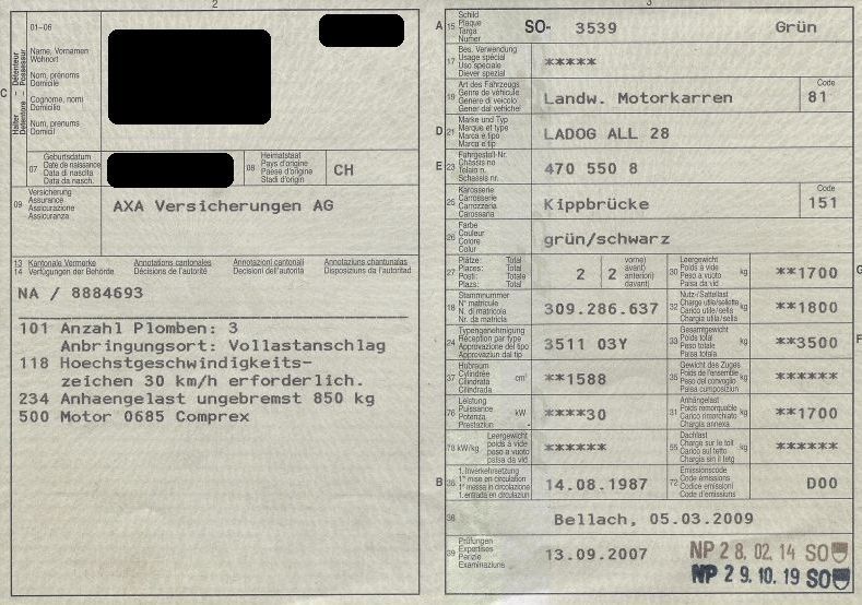 Nutzfahrzeuge: LADOG ALL 28 – Gebraucht aus bellach von Bernie07 6
