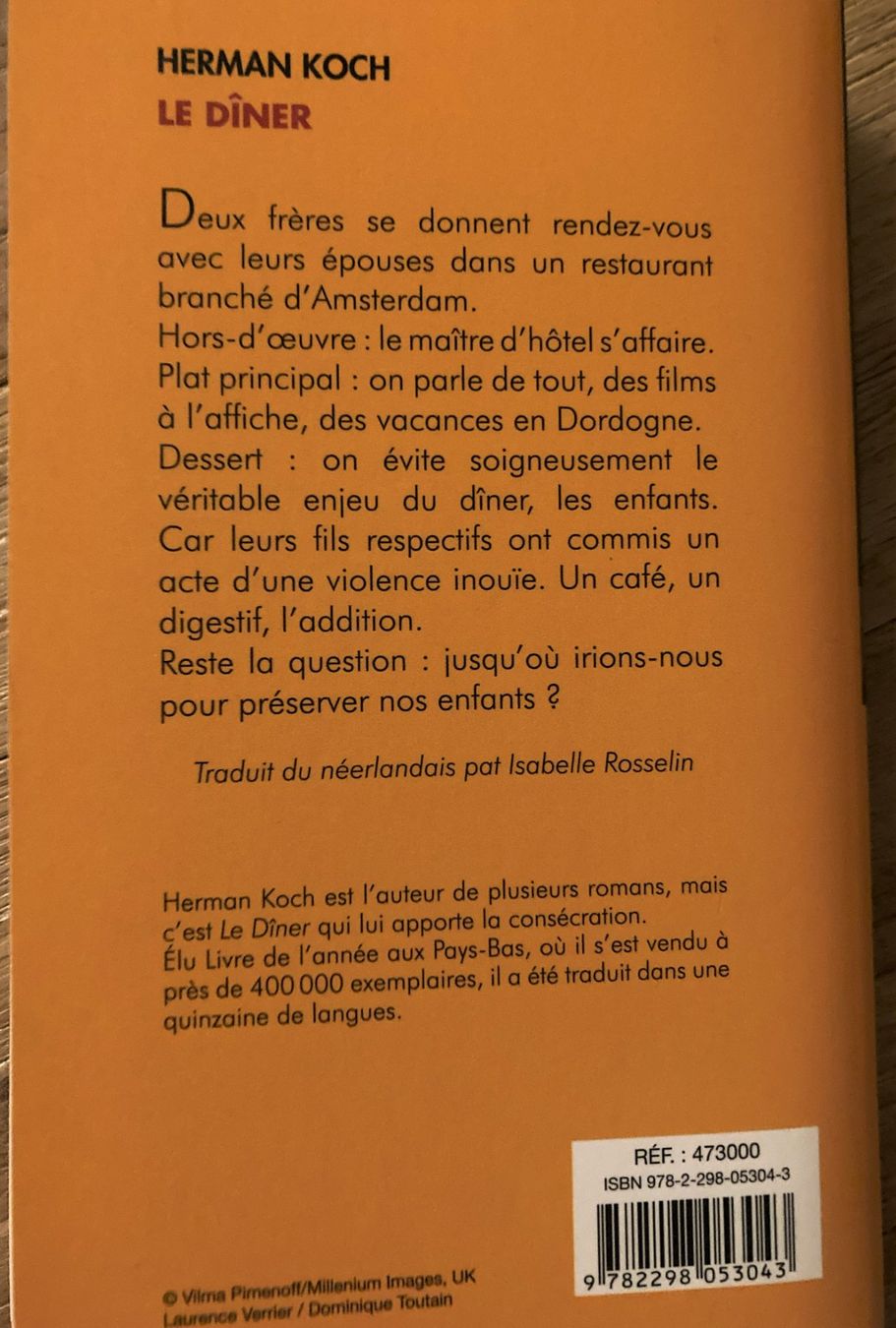 Bücher: Livre : Le dîner - Herman Koch – Gebraucht aus Goumoens-la-Ville von brandonv 1