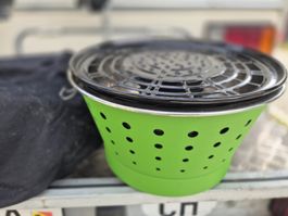 Grill mit Tasche Food & Fun tragbar neuwertig