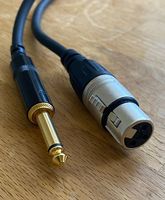 Rockcable Audio Kabel 2 m XLR auf Klinke