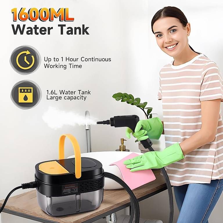 Dampfreiniger: Dampfreiniger mit 7 Zubehörteilen, Smart Touch – Neu (gemäss Beschreibung) aus Kreuzlingen von Best-Deal-Oase 3