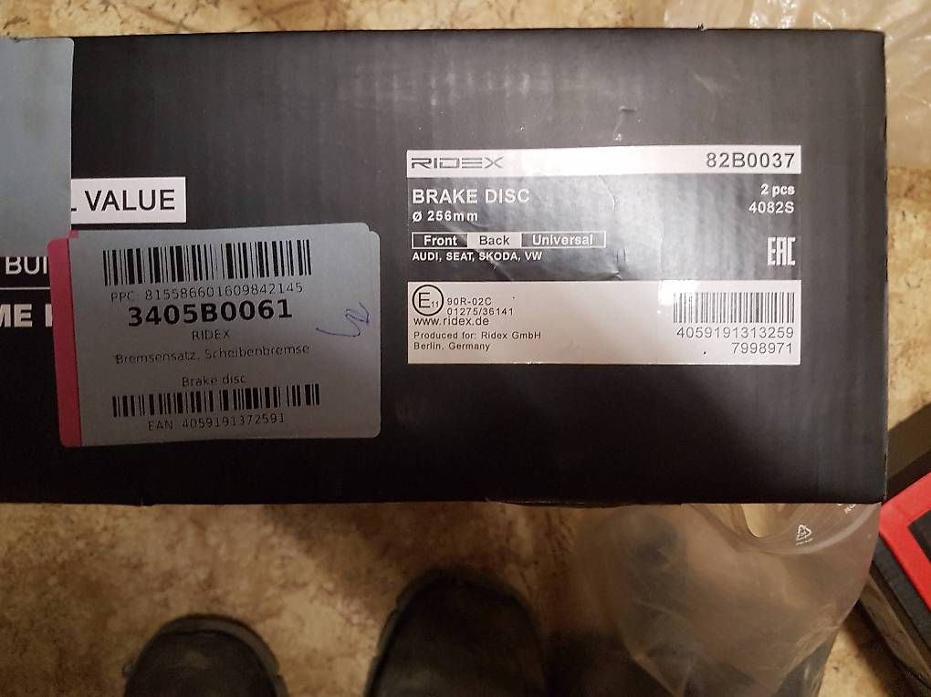 Scarpe da uomo: Disque Altea 256mm – Usato da Ayent venduto da Pampinot