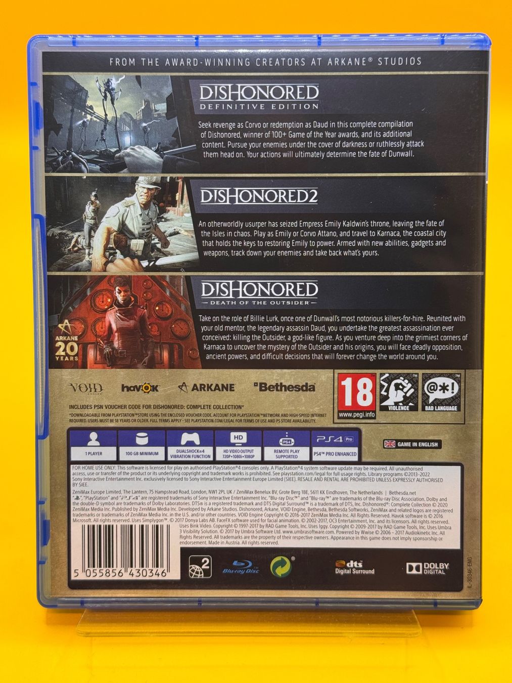 Sony Giochi: Dishonored Complete Collection PS4 – Usato da Oberwil b. Zug venduto da silver2024 1