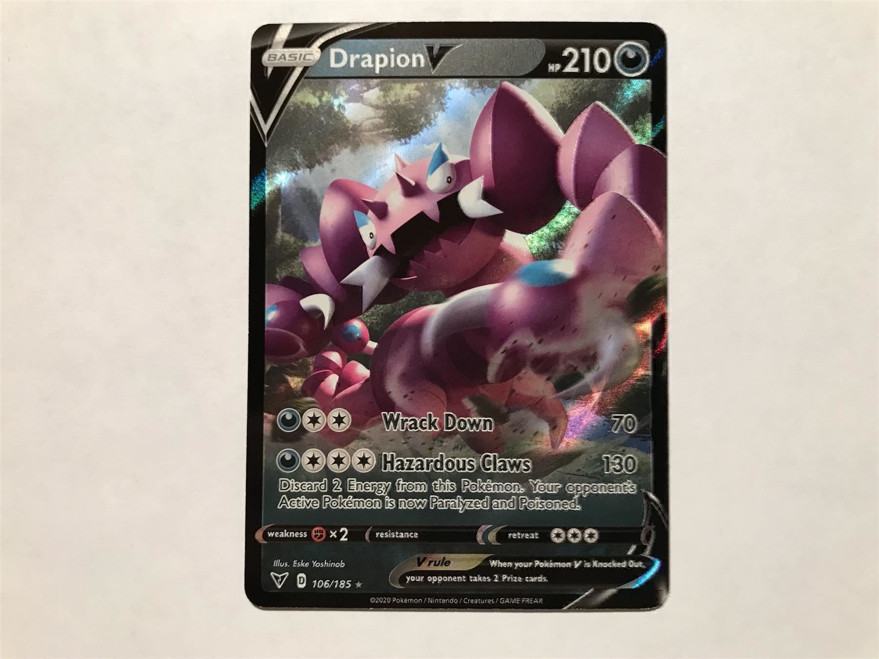 Pokémon Cartes à collectionner: Drapion V – Neuf (Voir description) à Hagendorn par Pokecollectorch 1