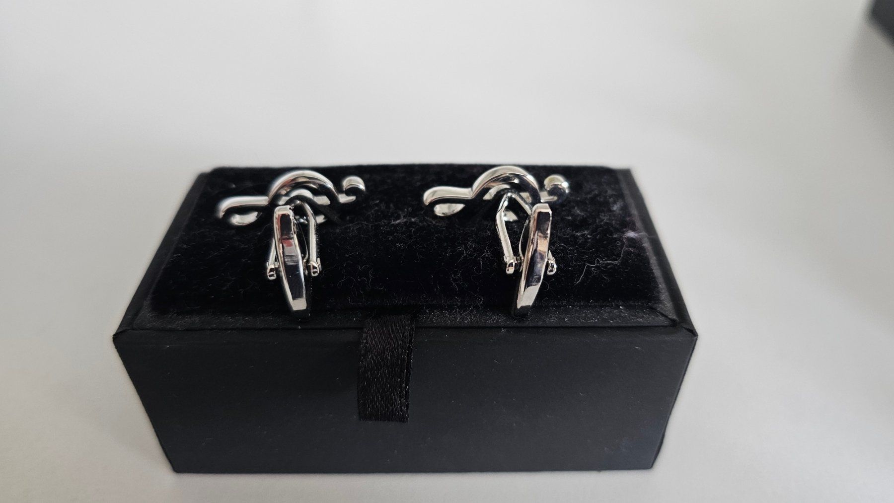 Boutons de manchette: Manchettenknöpfe Musiknote – Neuf avec emballage d'origine à Fehraltorf par herrenaccessoirsking 1