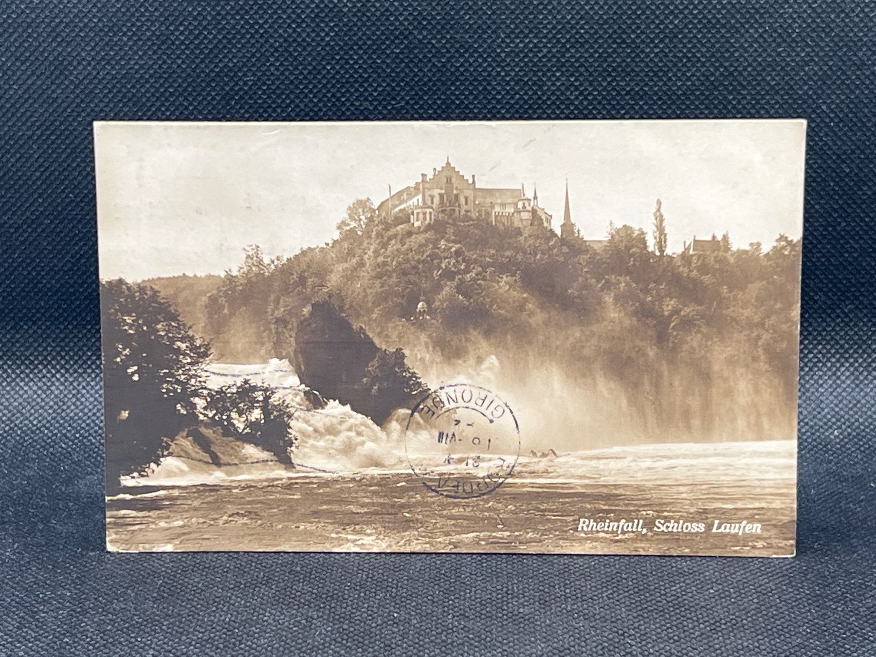 Cartoline postali: Rheinfall, Schloss Laufen – Usato da Widnau venduto da Brusi9