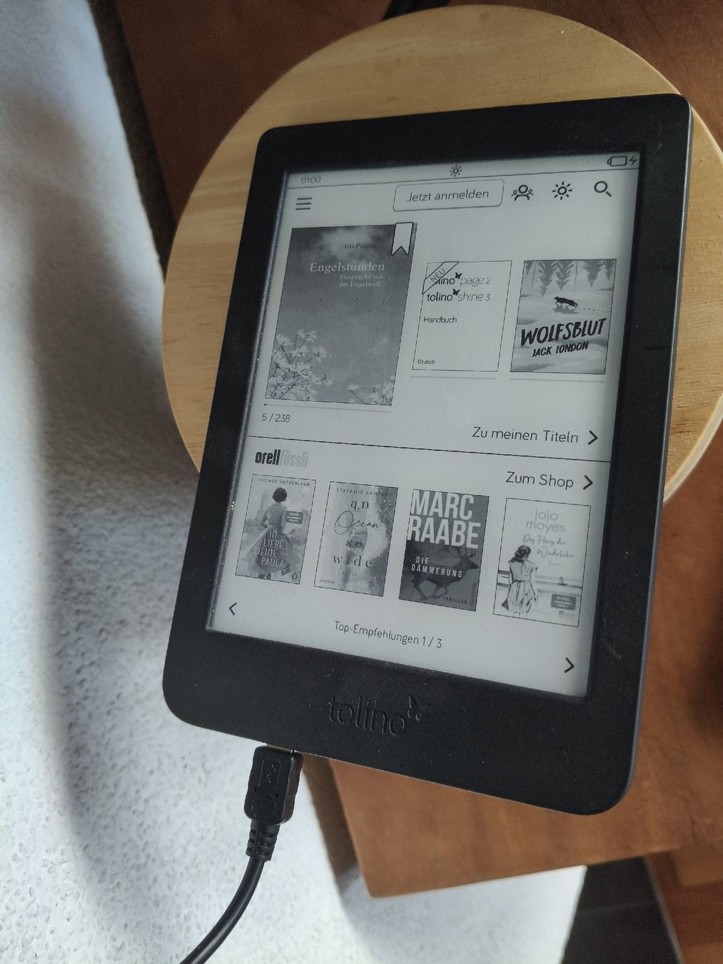 Tolino Tablet PC: E-Reader Tolino Page 2 schwarz – Usato da Berneck venduto da Wishchart