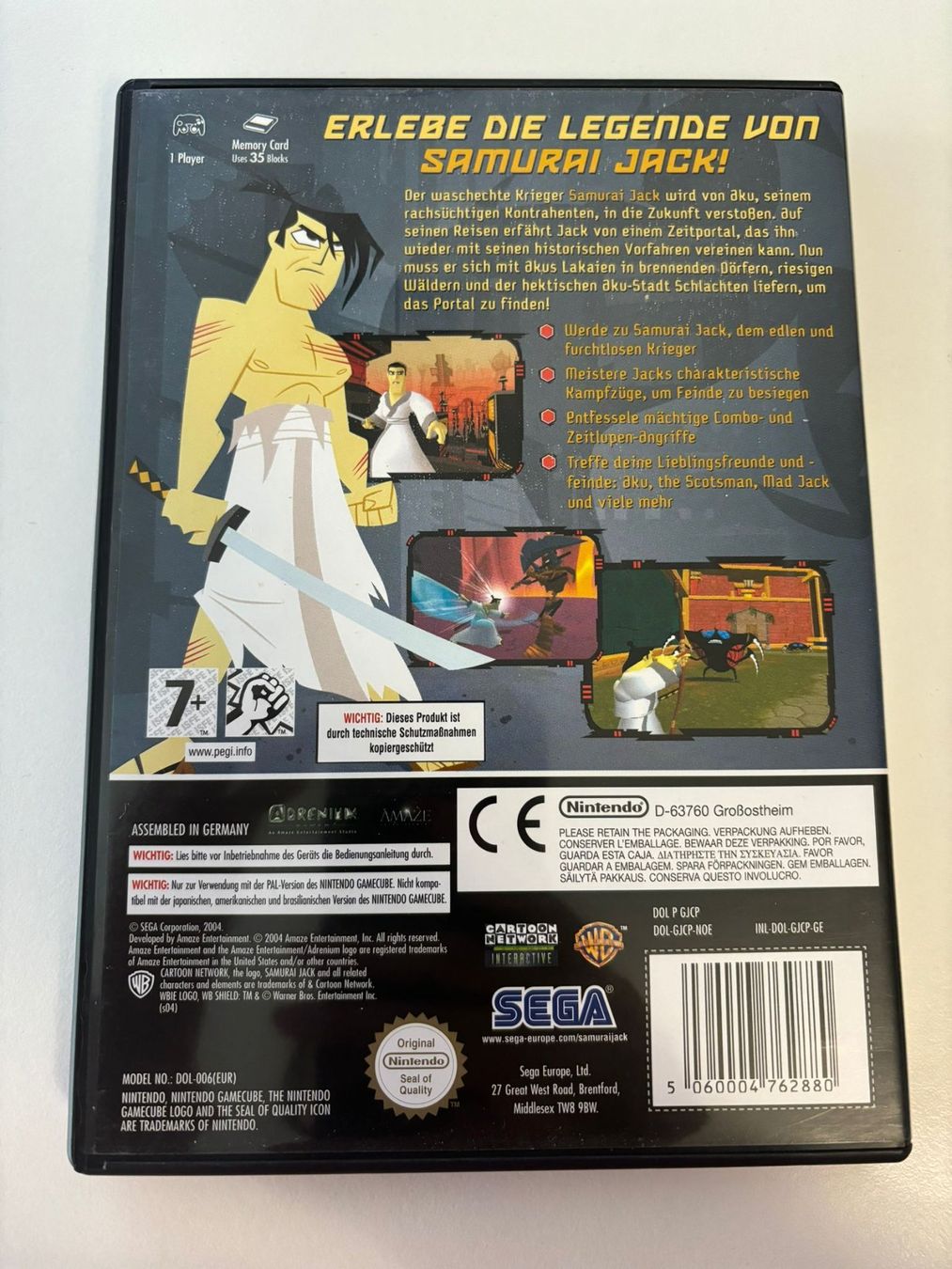 Jeux: Samurai Jack (Gamecube) – D'occasion à Herisau par Seyashop1 2