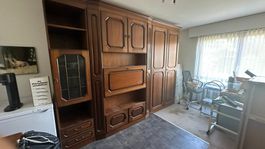 Bettschrank Holz braun gebraucht