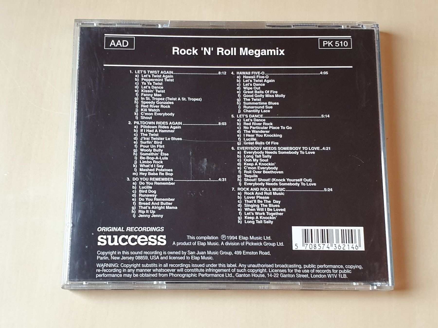 CDs: Rock n Roll Megamix – Gebraucht aus Stansstad von collectorsshop 1
