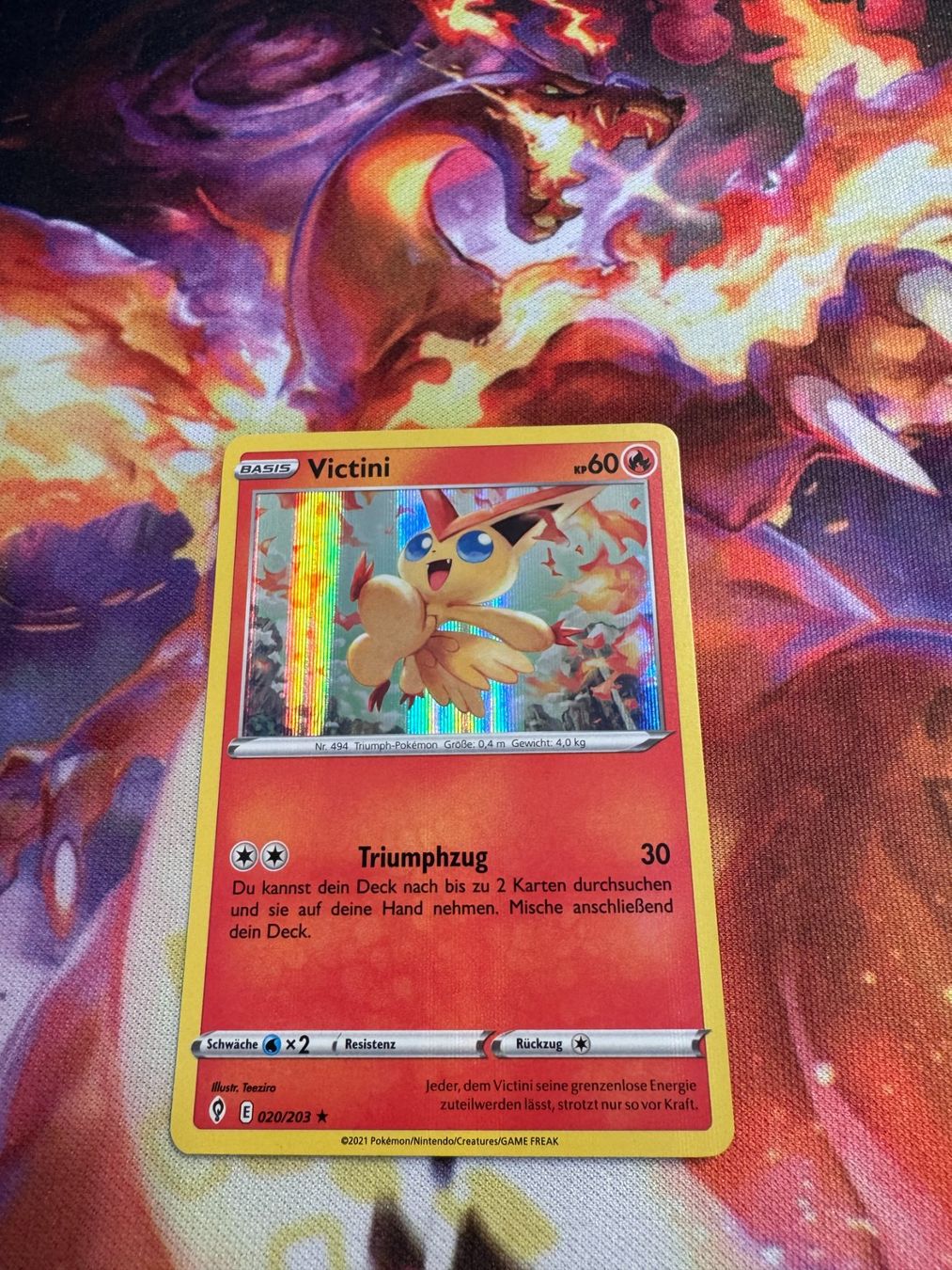 Pokémon Carte collezionabili: Victini (EVS 020) / Holo / Drachenwandel – Nuovo (secondo la descrizione) da Bülach venduto da CherryBlu