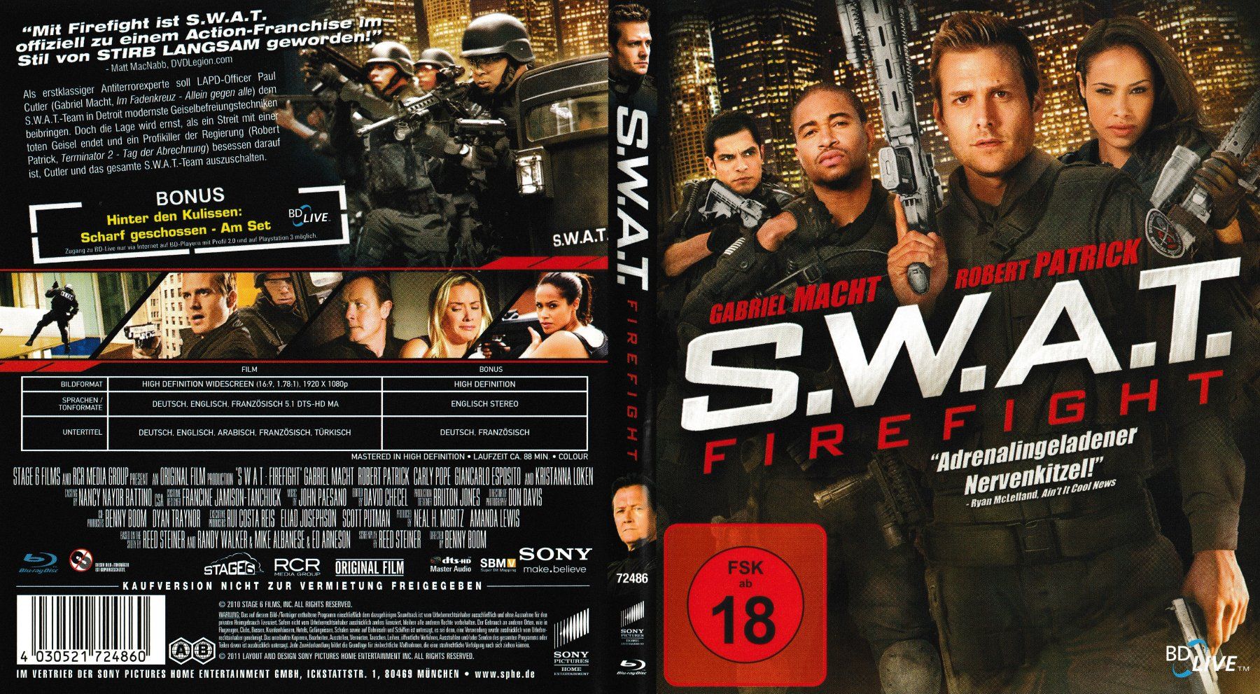 Tutti i DVDs: Blu-Ray - S.W.A.T.: Firefight – Usato da Langnau am Albis venduto da MediaRescuerKeLoX