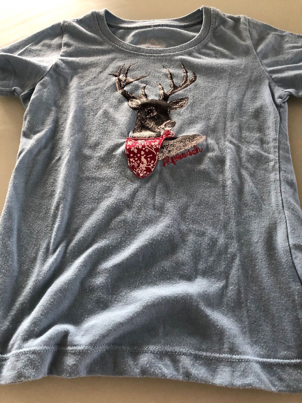 Hemden, T-Shirts & Polos: T-Shirt Alprausch Gr.116 – Gebraucht aus Meilen von Andy2305