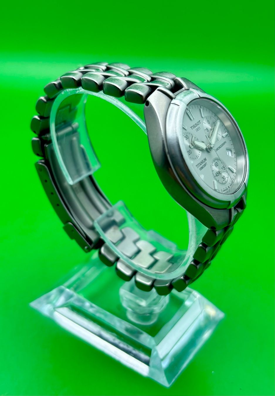 Tissot Orologi: TISSOT 1853 CHRONOGRAPHEN TITANIUM 100M/330FT – Usato da Rorschach venduto da ZeitWerk.10 7