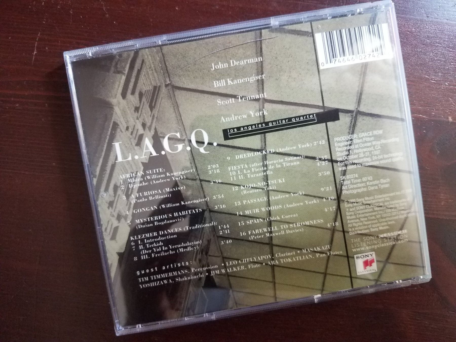 CDs: L.A.G.Q. Los Angeles Guitar Quartet CD – Gebraucht aus Lostorf von MidnightRider59 1