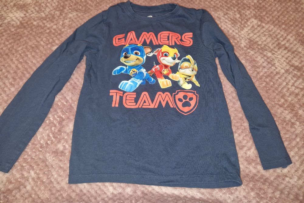 Paw Patrol Langarm-Shirt Für Jungen - Offizielles Lizenzprodukt 100% Baumwolle Größen 98-128