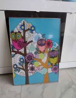 Eulen Wandbild NEU