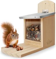 Futterhaus mit Metalldach I Futterstation aus