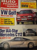 AMS 18/91 Audi S4 Jaguar XJS 968 Golf Fiat Tipo 2.0 16V xa