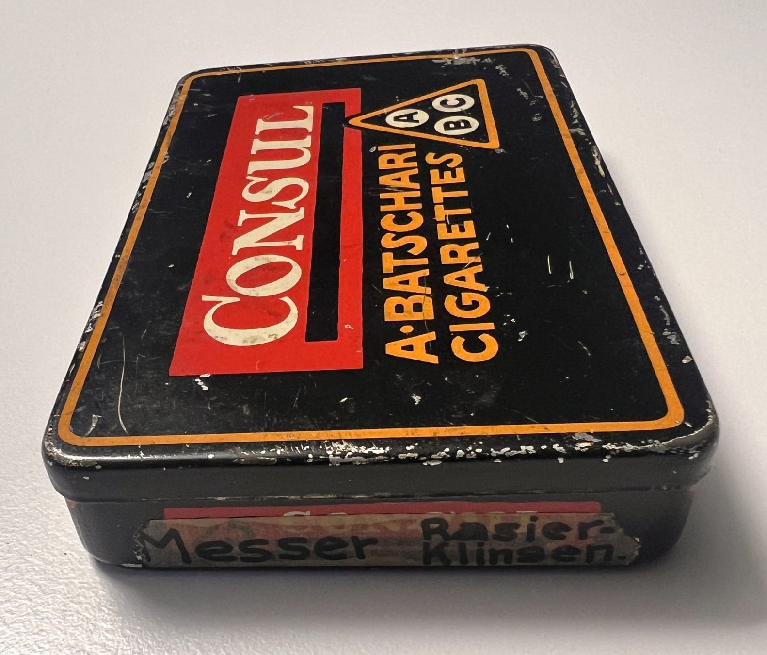 Barattoli: Antike Consul Zigaretten Dose A. Batscharis, Vintage! – Usato da Rothrist venduto da Brandystar 2
