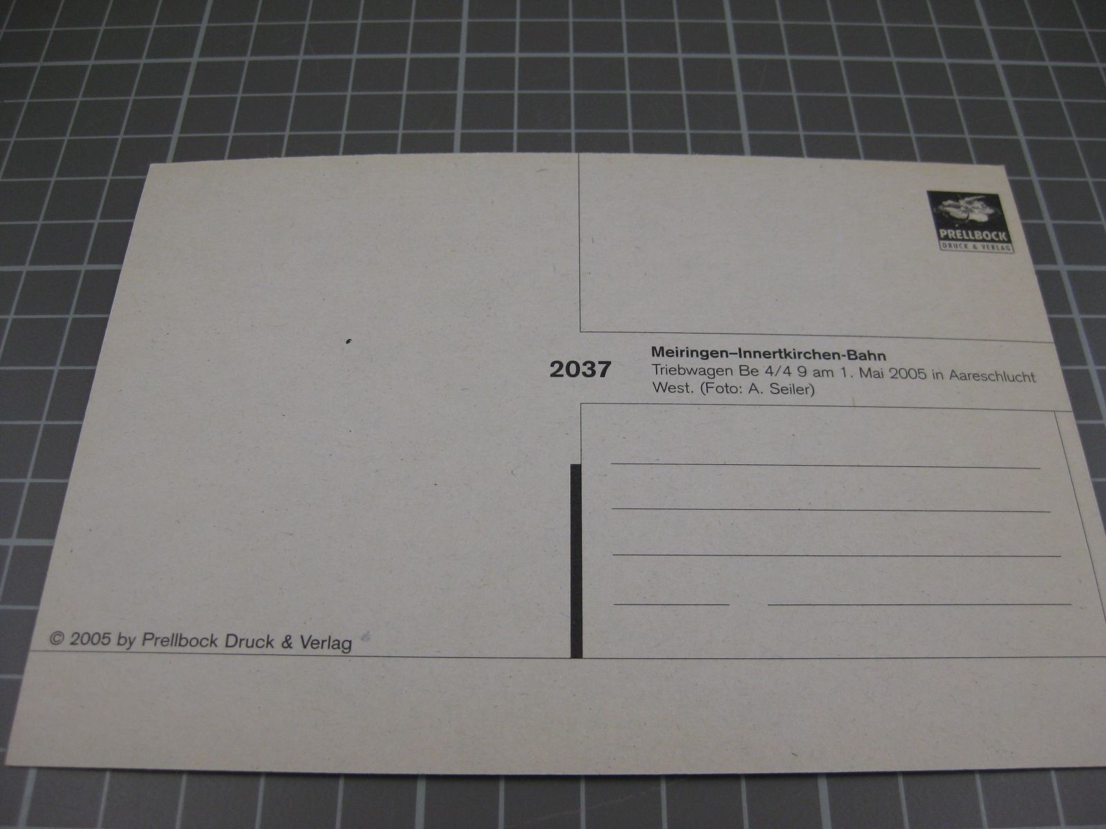 Cartoline postali: AK Aareschlucht West mit Zug – Nuovo (secondo la descrizione) da Malters venduto da Marosko 1