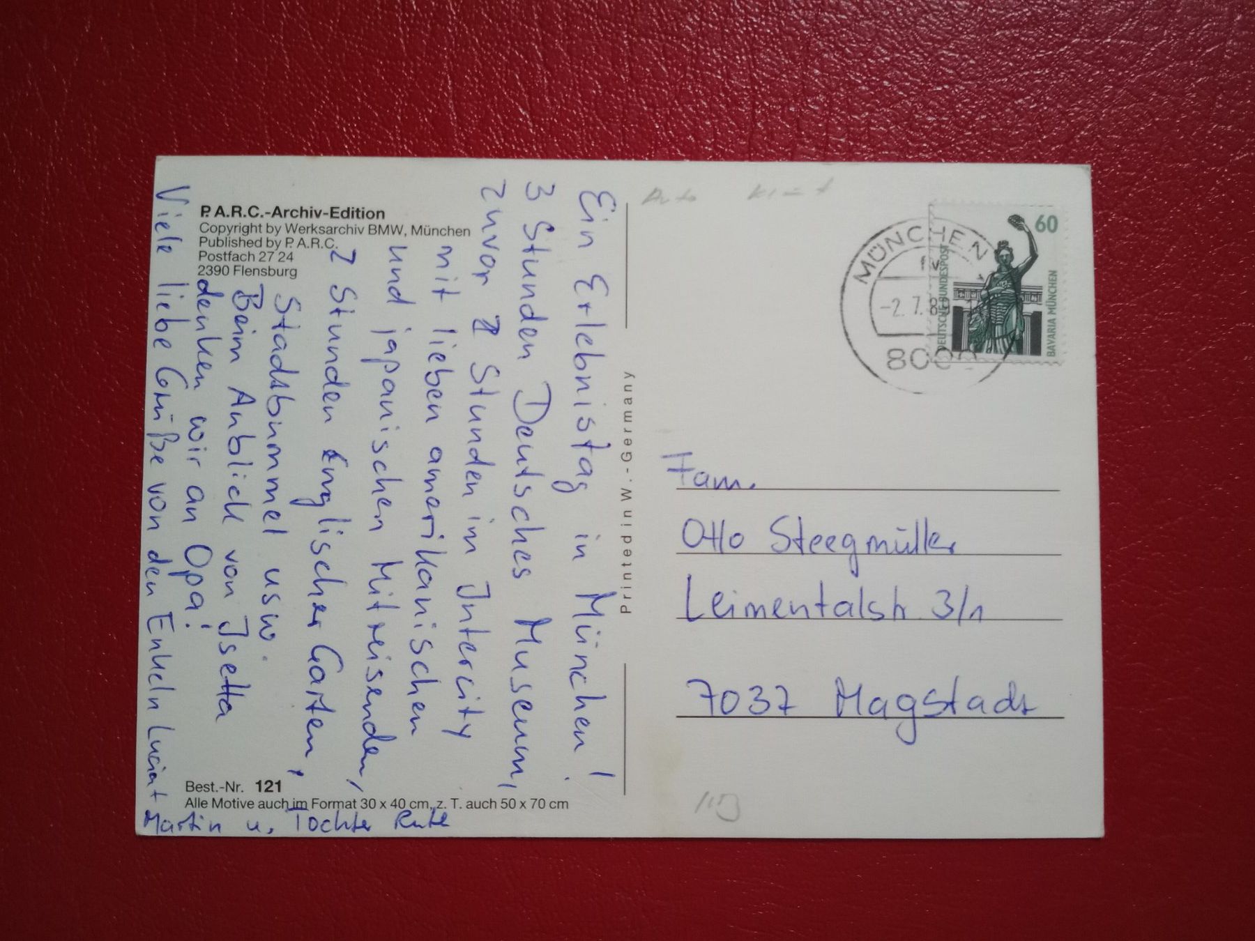 Cartes postales: Ak Auto Oldtimer BMW Isetta – D'occasion à Küttigen par Melisch1000 1