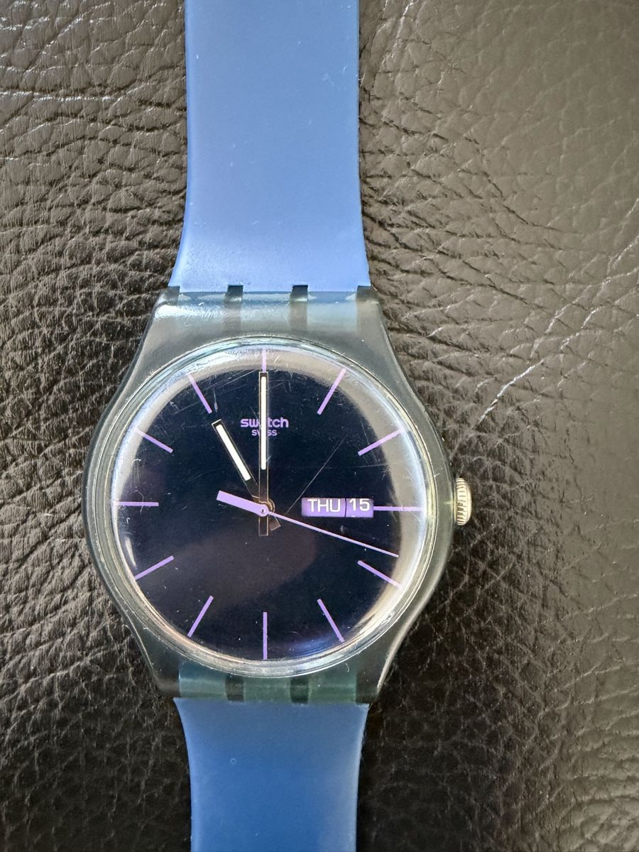 Swatch Uhren: Swatch Uhr blau vintage – Gebraucht aus Amlikon-Bissegg von Rahelbr5 1