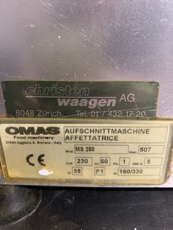 Saro Elektrische Aufschnittmaschine 418-1000 AS 250 - Profi-Schneidemaschine