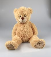 Beiger kuschelweicher Teddybär