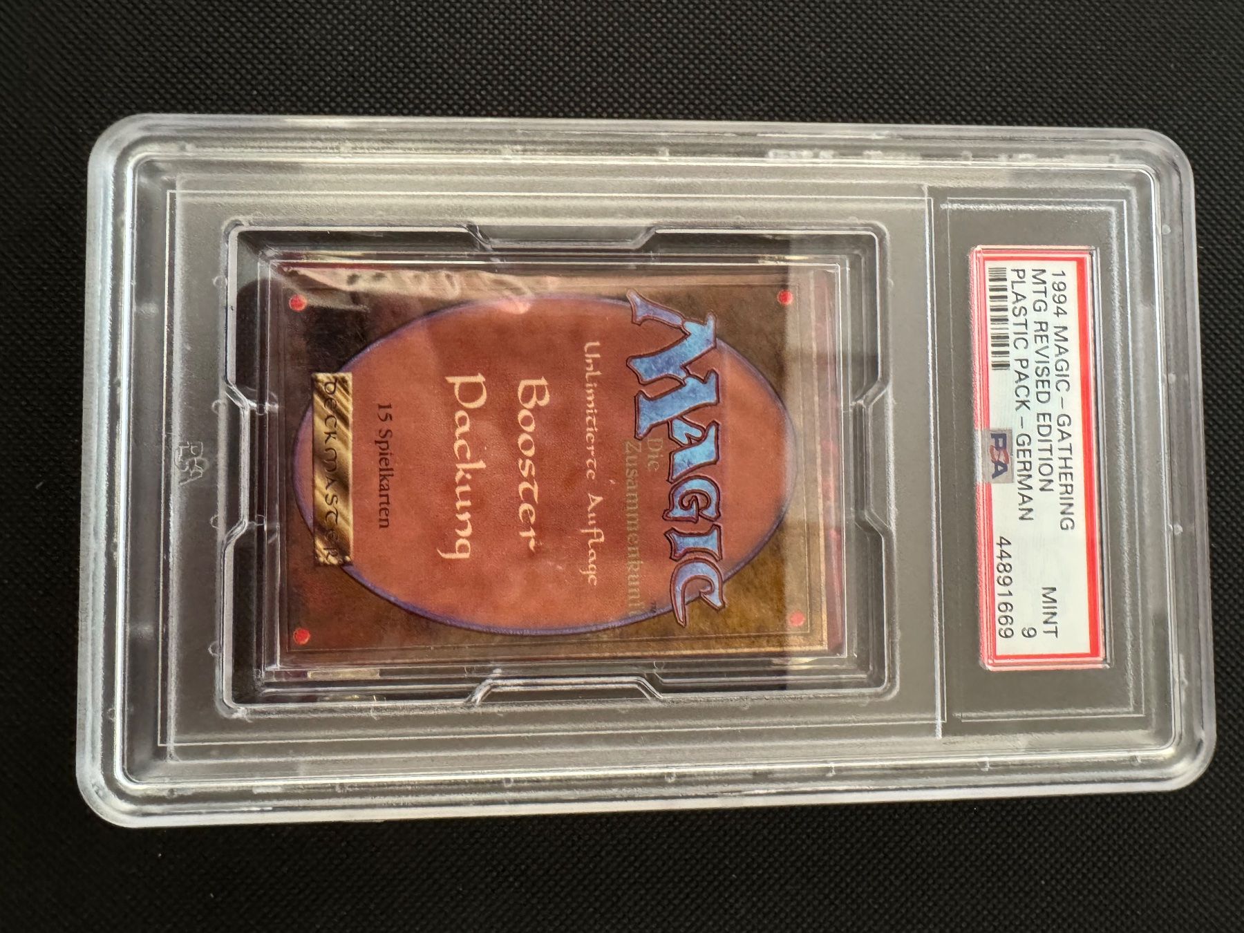 Magic The Gathering Cartes à collectionner: Foreign Unlimited booster PSA 9 – D'occasion à Bramois par RicardoFernandes