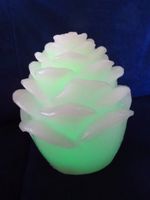 Kerze mit Farbwechsel, LED-Rosenkerze, Wachs, Elambia QVC